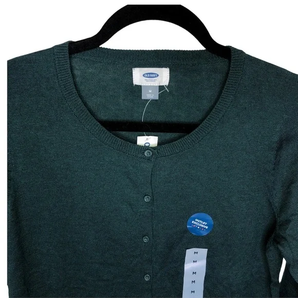 New with tags Old Navy green button up sweater - Picture 2 of 5